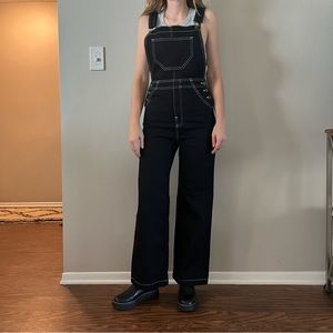 Black Denim Jumpsuit